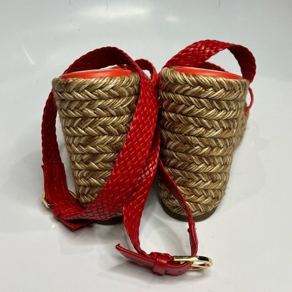 Stuart Weitzman Elsie espadrille wedge Sandals size 7.5 - Picture 5 of 9